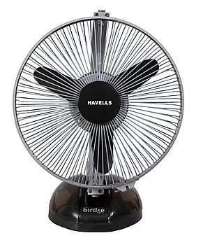 Havells Birdie 230mm Personal Fan (Black and Grey)