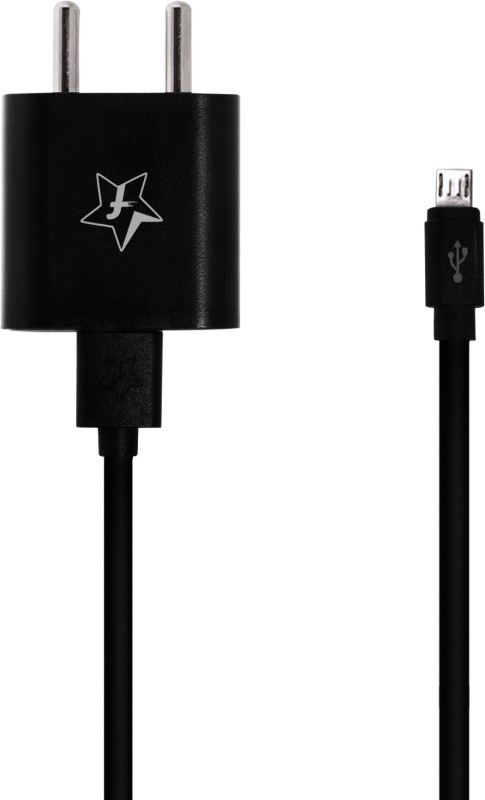 Flipkart SmartBuy 2A Fast Charger with Charge & Sync USB Cable(Black)