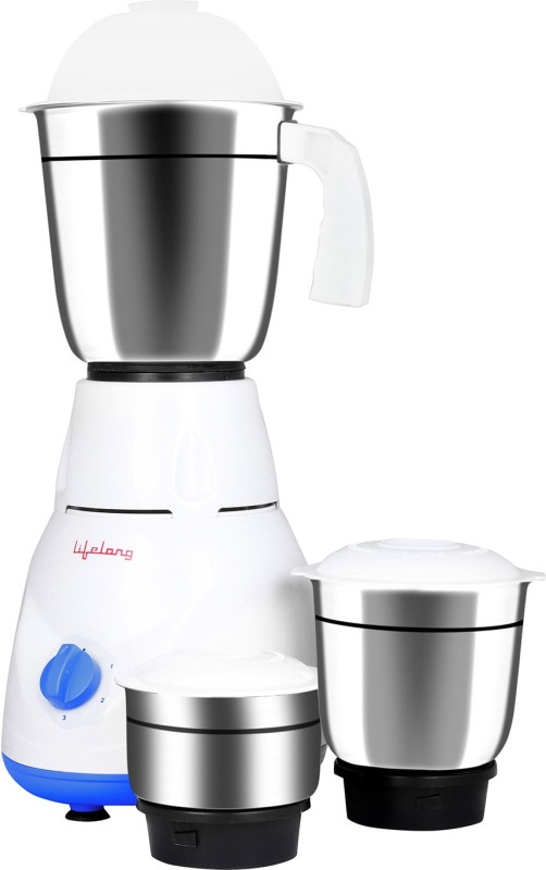 Lifelong Power Pro - LLMG20 500 W Mixer Grinder (3 Jars, Blue)