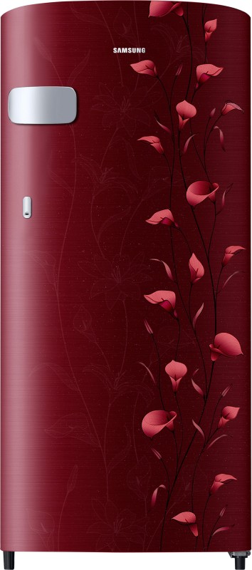 Samsung 192 L Direct Cool Single Door 2 Star Refrigerator(Tender Lily Red, RR19N1Y12RZ/HL)