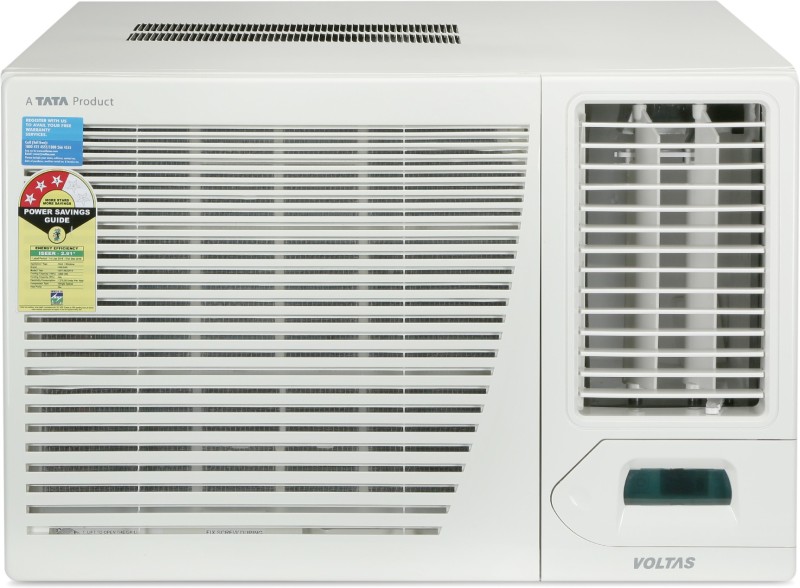 Voltas 1.5 Ton 3 Star BEE Rating 2018 Window AC - White(183CZP, Copper Condenser)