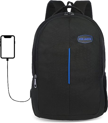 FUR JADEN 15.6 Inch Laptop 25 LTR Bag College and Office with USB Charging Port