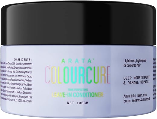 Arata Tone Perfecting Leave-In Conditioner | Leave-In Conditioner For Pre-Lightened & Bleached Hair | Adds Shine & Lustre