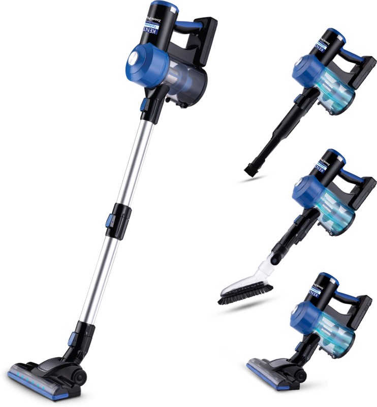 KENT 116132-Zoom Plus Cordless Vacuum Cleaner(Blue, Black)