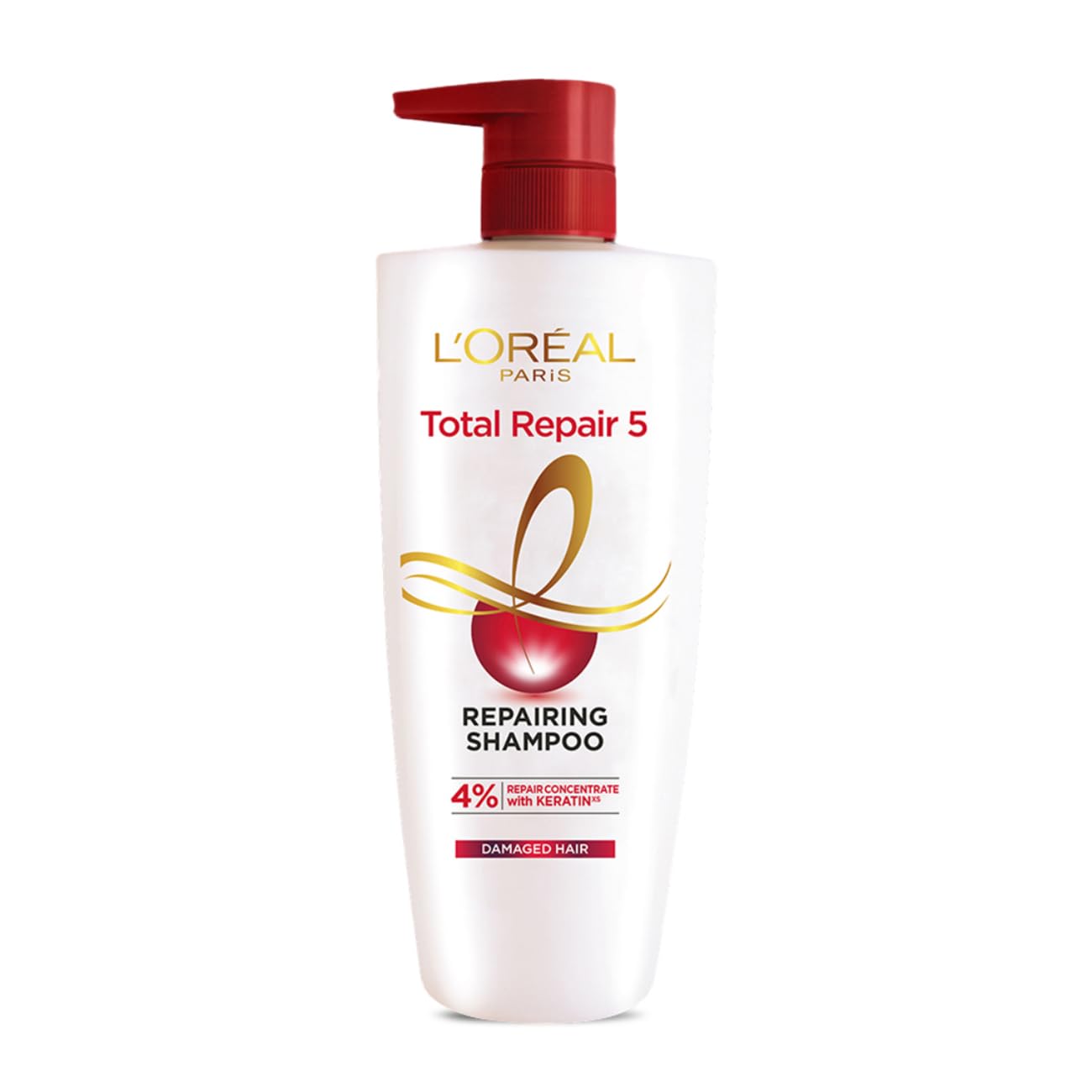 L'Oreal Paris Shampoo, For Damaged and Weak Hair, With Pro-Keratin + Ceramide, Total Repair 5, 1ltr
