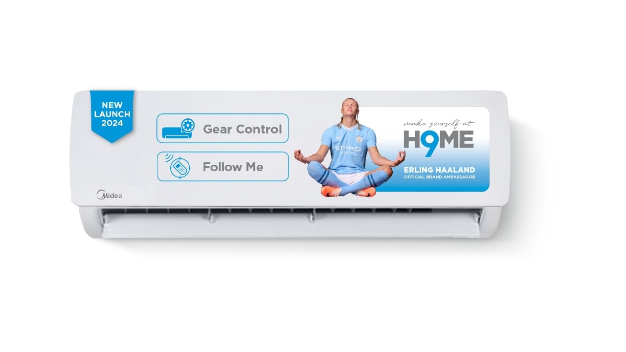 Midea 1.5 Ton 3 Star AI Gear Inverter Split AC (Copper, Convertible 4-in-1 Cooling,HD Filter with Auto Cleanser, 2024 Model,SANTIS PRO+ DELUXE, MAI18SP3R34F0,White)