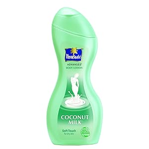 Parachute Advansed Soft Touch Body Lotion for Women & Men, All Skin types, 250ml | Pure Coconut Milk & Honey, 100% Natural, 72h Moisturisation