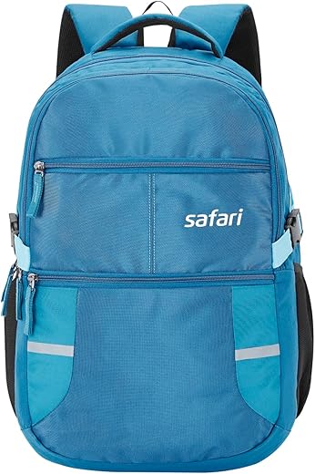 Safari Omega spacious/large laptop backpack with Raincover, college bag, travel bag for men and women