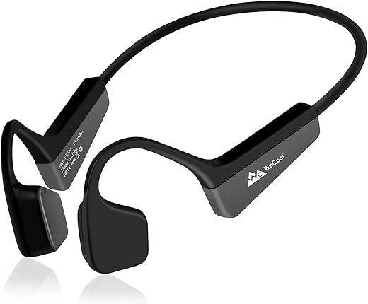 WeCool M4 Bone Conduction Open Ear Headphones Designed for Running,Cycling,Hiking&Other Sports,Gym Headphones with High Bass,Sweat Resistant,Ear Friendly,2023 New Concept for Ear Health and Comfort