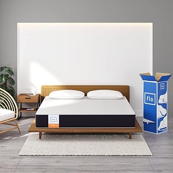 Flo Ergo™ Mattress | Aloe Vera Infused Memory Foam Mattress with Motion Isolation™ Technology | Medium Soft Feel | 6 inch Mattress in Single Size (72x42x6 Inches) | 10 Year Warranty