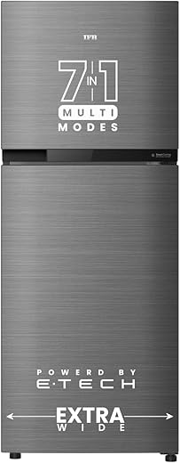IFB 243L 2 Star Frost Free Double Door Refrigerator (2024, IFBFF-2902NBSE, Brush Grey) 7 in 1 Multi Mode with 360 Degree Cooling