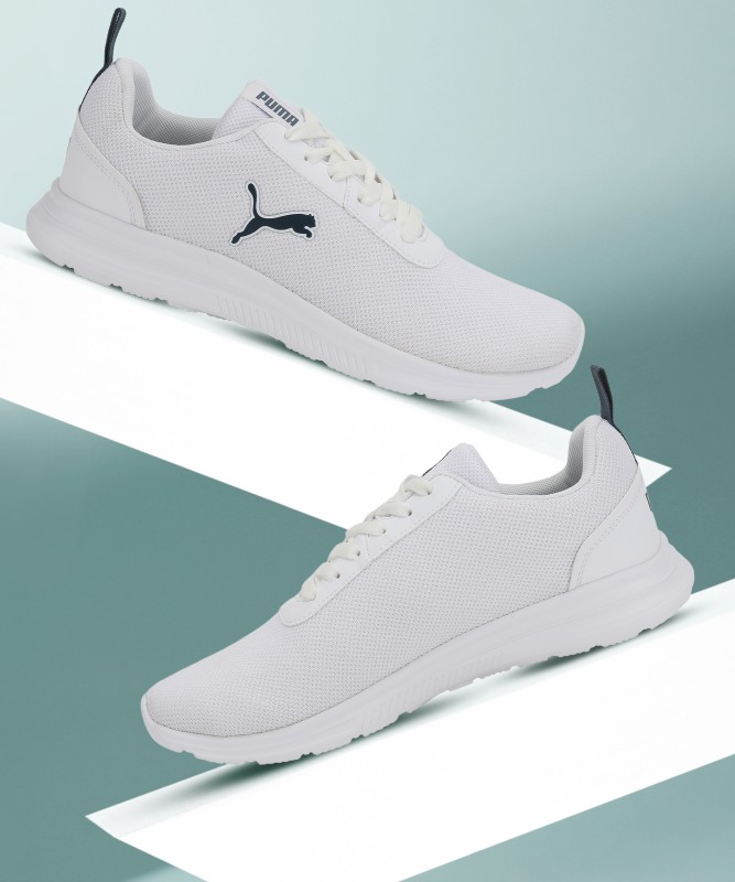 PUMA Bridge Comfort Running Shoes For Men(White , 10)