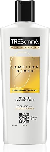 TRESemme Lamellar Gloss Conditioner 190 ml With Amino Gloss Complex| Salon-Like Glossy Hair| Shiny and Smooth Hair