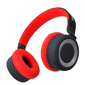 boAt Rockerz 430 Bluetooth Headphones with Mic (Red)
