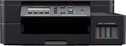 Brother DCP-T525W (Print Scan Copy) WiFi Ink Tank Printer, 128 MB Memory, Print Up to 15K Pages in Black and 5K in Color Each for (CMY), Get an Extra Black Ink Bottle, Free Installation