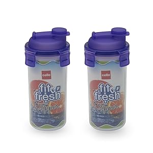 Cello Fit & Fresh R - 450 Sipper Set, 450ml, Set of 2