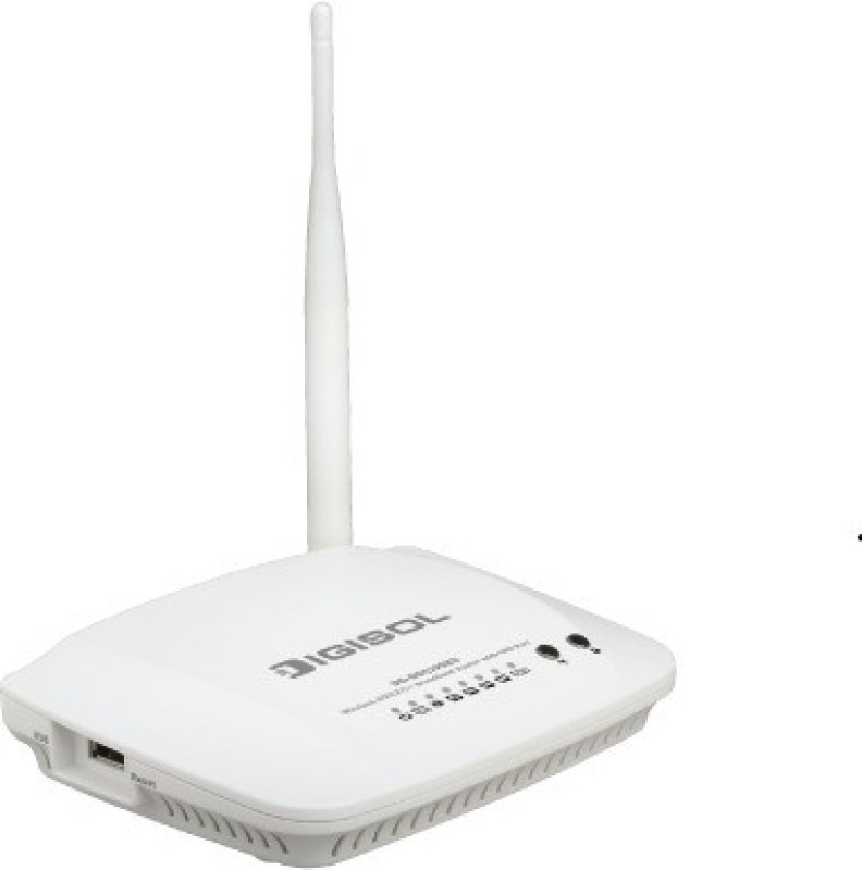 Digisol DG-BG4100NU 150 Mbps Wireless ADSL 2/2+ Broadband Routerwith USB Port Router(White)