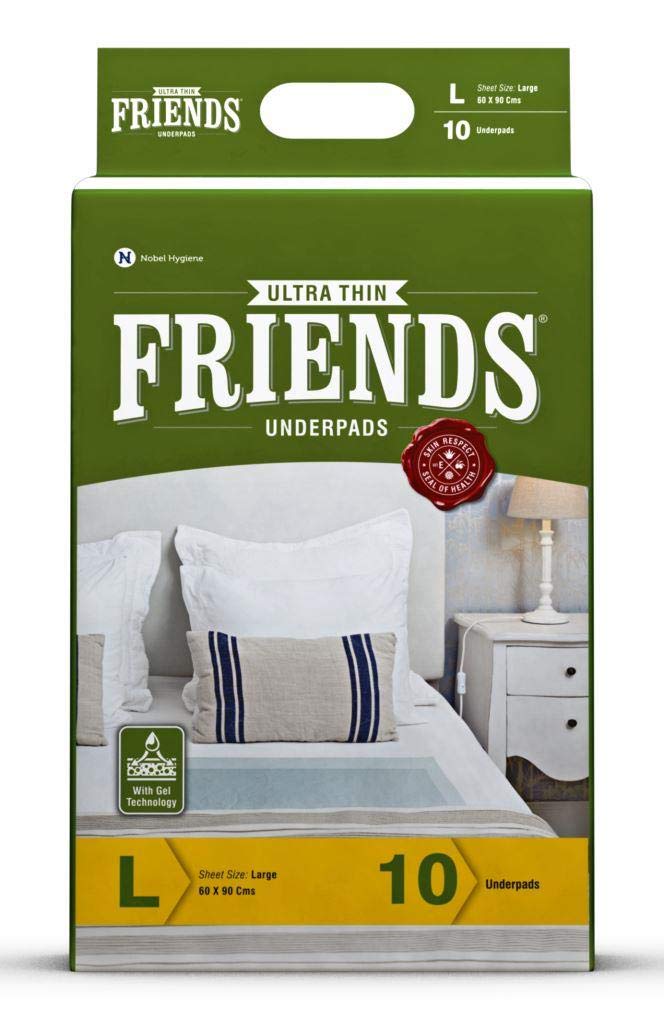 Friends Ultrathin Underpads (10 Underpads) Large