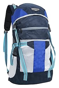 POLE STAR Polyester 40 Ltr Blue & Grey Rucksacks (64 x 32 x 22 CM)