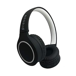 Procus Urban Bluetooth Headphones (On-Ear Wireless) Hi Bass, With Microphone (Mobile/PC/TV) Blue