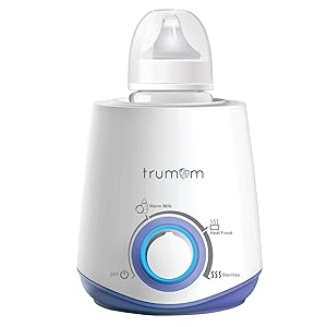 Trumom 3 in 1 Electric Feeding Advance Bottle Warmer Food Heater and Sterilizer for Babies, White