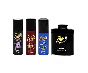 Zeva Bodyspray Deodorant For Unisex (Pack Of )4