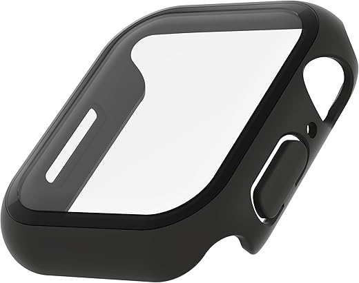 Belkin TrueClear Curve 2- in 1 Bumper case Plus Screen Protector for Apple Watch 7/6/5/4/SE, Edge to Edge Protection, Antimicrobial Coating, Scratch Free, Anti-Fingerprint, Water Resistant, 45 mm