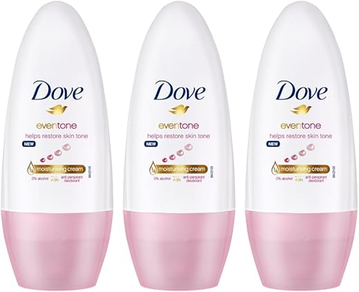 Dove Eventone Floral Deodorant Roll On for Women - 50 Ml (Pack of 3)