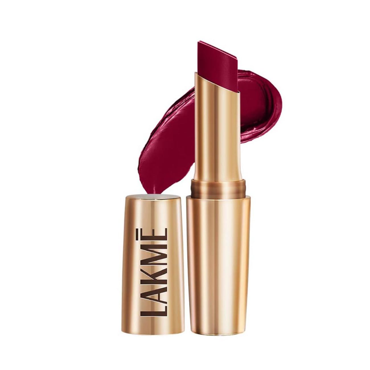 Lakme 9TO5 Primer + Matte Lip Color MP6 Deep Wine, 3.6 g