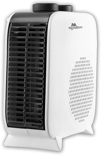 RR Signature WARMSURE Room Heater for Home | Dual Heating Mode (1000/2000 Watts) | Overheat Protection | Dual Placement | 5 Level Safety Protection | Electric Fan Heater for Winter | 2 Year Warranty