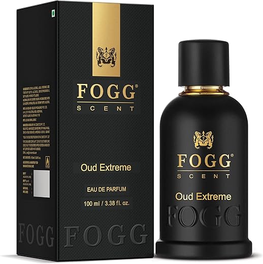 FOGG Men Spray Scent Oud Extreme Perfume, Long-Lasting, Fresh & Powerful Fragrance Spray, Eau De Parfum, 100 Ml