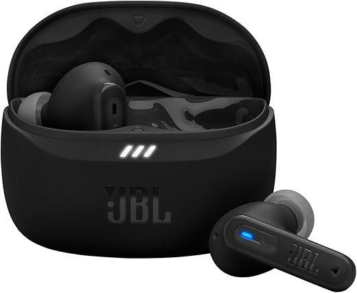 JBL New Launch Tune Beam 2 TWS, ANC Earbuds, 48Hr Playtime,Dual Connect, Ambient Aware, Relax Mode, Customized EQ with Headphones App, 6 Mics for Clear Calls, Spatial Sound, Personi-Fi 3.0 (Black)