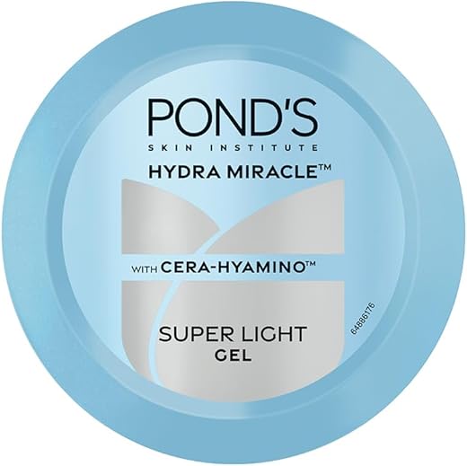 Pond's Super Light Gel Oil Free Face Moisturizer 300 g | With Cera-Hyamino for Ultimate Soft Smooth Skin - Daily Use
