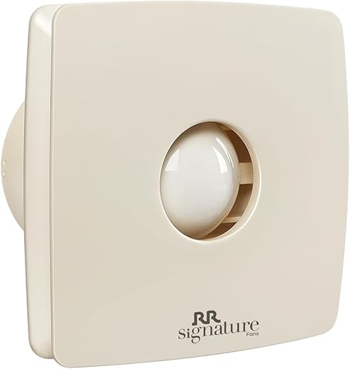 RR Signature Vento Air 100 MM High Speed Exhaust Fan, Bird Guard, Exhaust Fan for Bathroom, Noiseless, Anti-Rust Blades, Robust Body, White