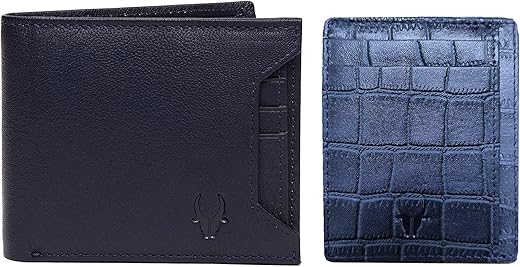 WildHorn Blue Leather Men’s Wallet (699710)