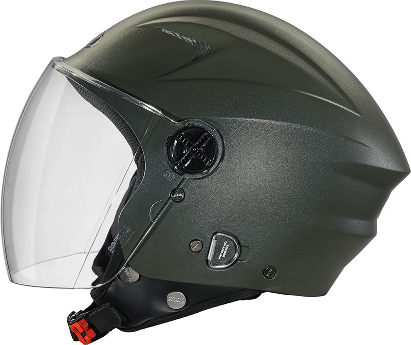 STUDDS RAY Motorbike Helmet  (Military Green)