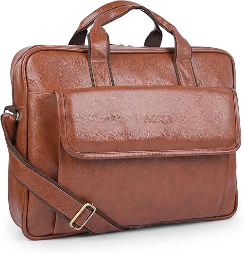 ADISA Laptop Messenger Office Bag Briefcase for Work for Men (LB6052)