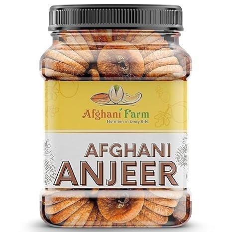 Afghani Farm Afghani Anjeer (Dried Figs) – Sweet & Soft | Rich in Fiber & Antioxidants | Natural Energy & Digestive Health | Healthy Snack (1kg)