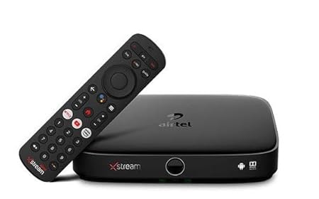 Airtel Xstream Only Box | Android TV Box |1 Month Ultimate Tamil SD Pack | Free Installation | No Dish Antenna | 15+ OTT Apps