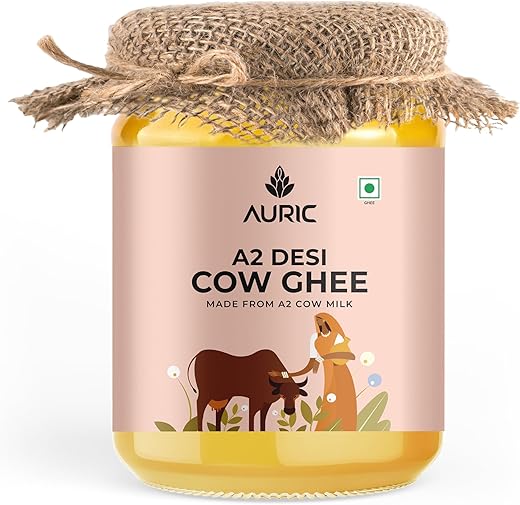 Auric A2 Bilona Desi Cow Ghee 500 ml – Pure Brijwasi Ghee