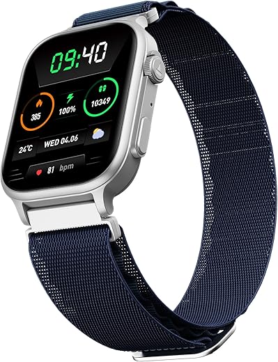 boAt New Launch Storm Infinity Max, 20 Days Maximum Battery, Biggest Battery Capacity Ever! 2.01″ (5.1cm) Display, Functional Crown, AI Nudges, BT Calling, Smart Watch for Men & Women (Sports Blue)