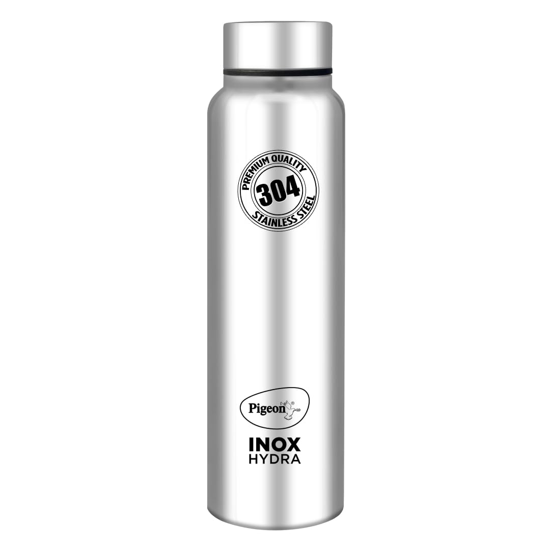 Pigeon by Stovekraft Inox Hydra Plus Stainless Steel Drinking Water Bottle 900 ml – Silver