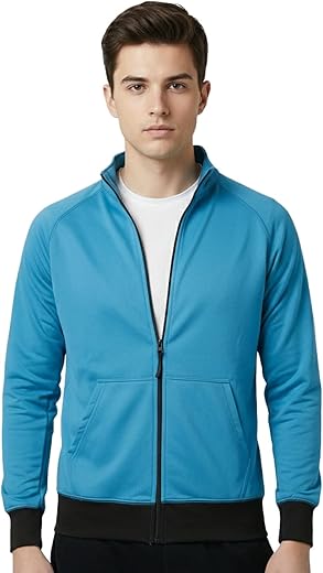 Scott International Jackets for Men | Winter wear | Men’s Polyester Full Sleeve Zip with Pocket | Men Jackets | Winter Standard length Jackets