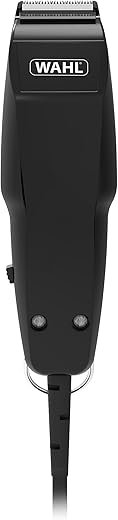 Wahl Corded Trimmer, Self-Sharpening Precision Blades, Chrome plated Blades, Adjustable Lever, for Men (Black)