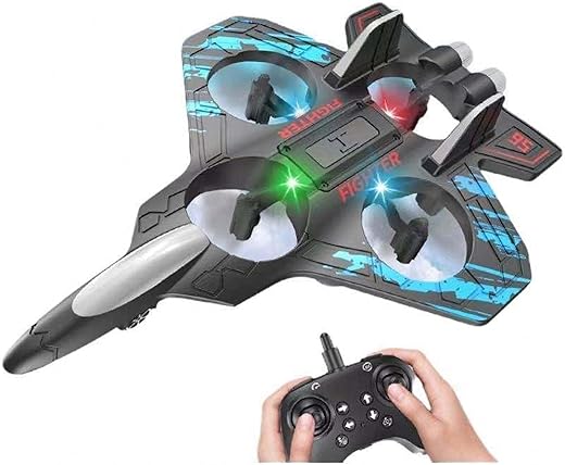 Dholaji Remote Control Star Fighter Plane with Controller, LED Lights, 2.4G Signal, EPP Body
