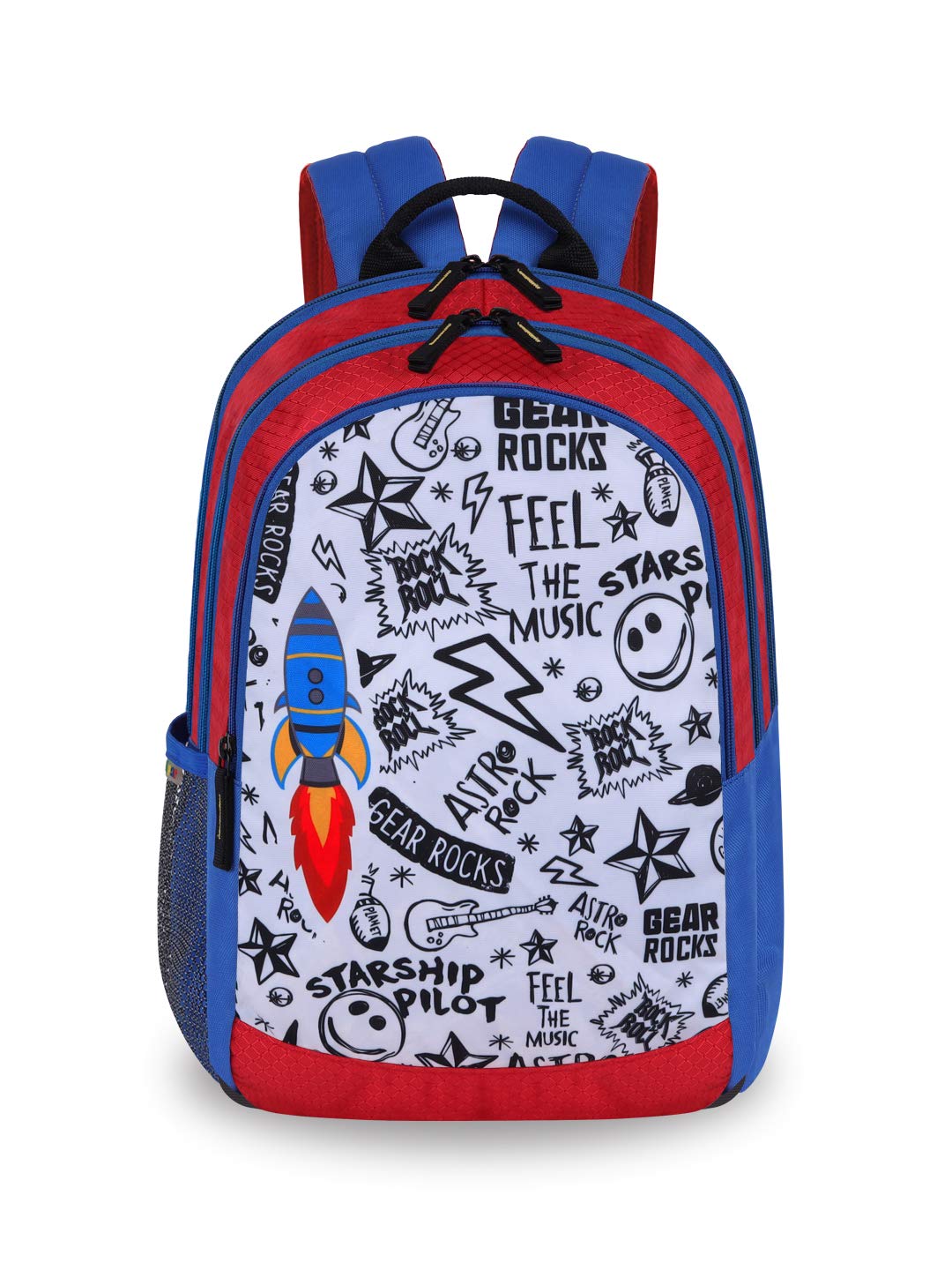 Gear Astro Rock Kids 15 Inch 15 Ltrs Multicolor School Standard Backpack (Kbpastorck015)