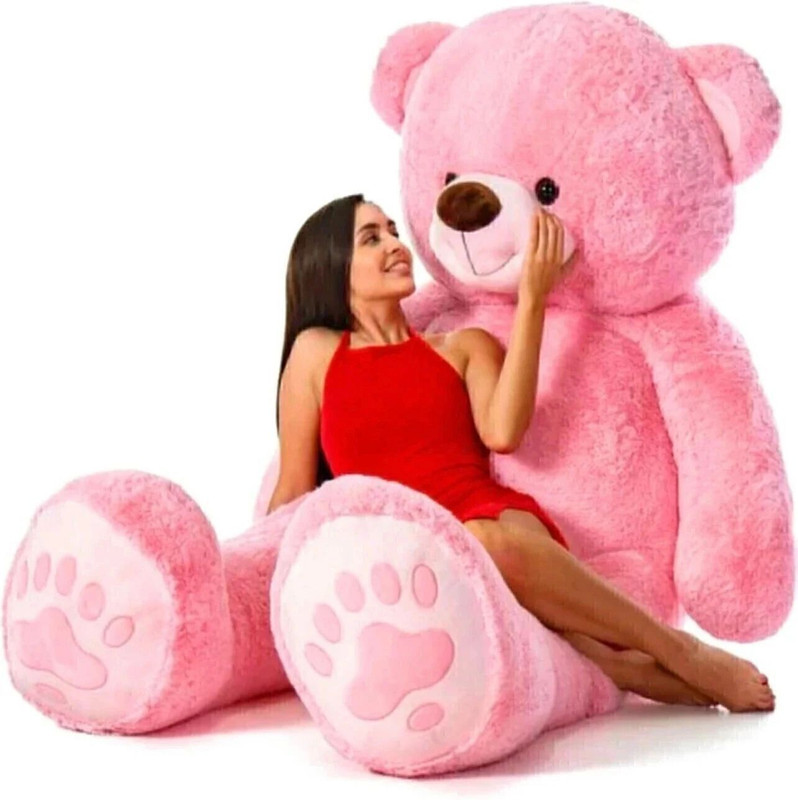vtb retail stuffed toys 4 feet pink teddy bear 48 inch (Pink)