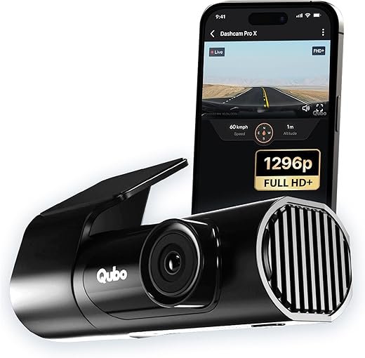 Qubo Pro X DashCam (2026 Edition) | 2K Resolution FHD+ | Doubles up as in-Cabin Camera|NightPulse Vision | Wide FOV | Supercapacitor | Built in Wi-Fi, Mic | Up to 1TB Storage | Built for Indian Roads