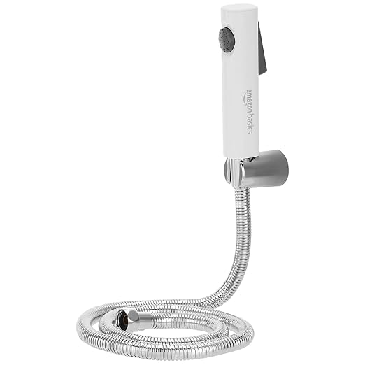 Amazon Basics Health Faucet with 1.5 Meter 304-Grade SS Hose & Hook