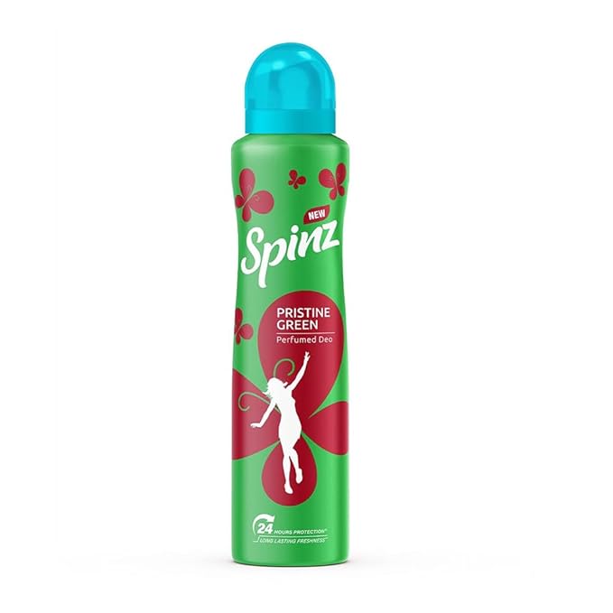 SpinZ Pristine Green Perfumed Aerosol Deo For Women 200Ml